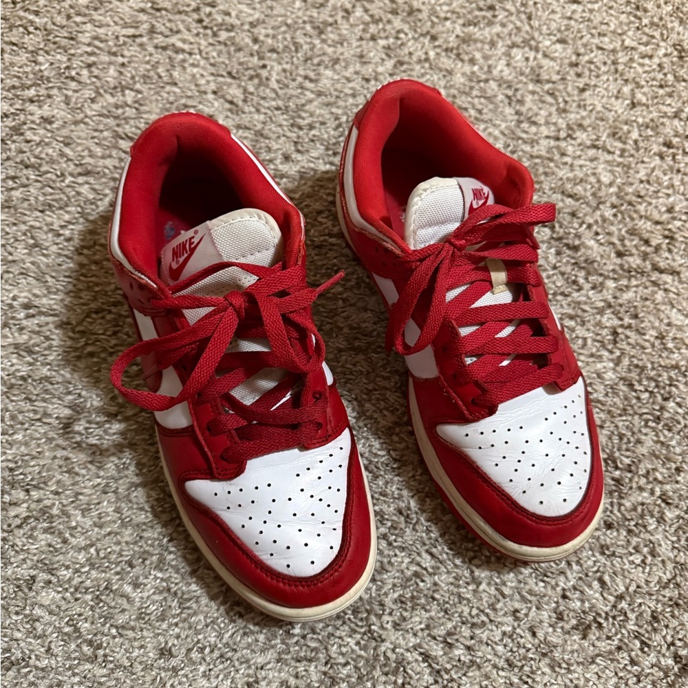 Nike University Red Dunks men’s 7